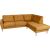 Corner sofa HEIVI RC, yellow velvet