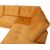 Corner sofa HEIVI RC, yellow velvet