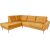 Corner sofa HEIVI LC, yellow velvet
