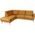 Corner sofa HEIVI LC, yellow velvet