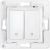 Shelly wall switch 2 button (white)