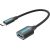 USB-C 3.1 Male to USB-A Female OTG Cable Vention CCVBB 0.15m, Black, PVC