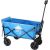 Saliekami kempinga ratiņi NC1606 FOLDING WAGON GRAY-BLUE NILS CAMP