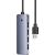 Hub 4in1 Baseus UltraJoy Lite 50cm USB-A to 4x USB 3.0 + USB-C 5V (grey)