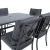 Garden furniture set BOSLER table and 6 chairs