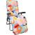 Deck chair BADEN-BADEN nordic floral pad