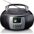 CD radio with DAB receiver Lenco SCD860BK, black/grey