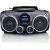 Portable Bluetooth/CD/FM radio, black Lenco SCD100BK