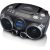 Portable Bluetooth/CD/FM radio, black Lenco SCD100BK