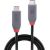 CABLE USB4 240W TYPE C 0.8M/40GBPS ANTHRA LINE 36956 LINDY