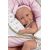 Llorens Кукла малышка Ника 40 см на розовой подушке, c соской (виниловое тело) Испания LL73806