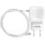 Charger Foneng EU25 USB-A 2-Port Charger 2.4A with Lightning cable (white)