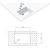 Sink Teka Radea R10 50.40 M-TG white