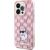 Karl Lagerfeld KLHCP15XHNCMKLP iPhone 15 Pro Max 6,7" rozā cietais maciņš Monogram Choupette