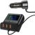 Car charger splitter with digital display Acefast B11 138W (black)