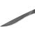 Samura SULTAN Pro Stonewash Yatagan нож с Черной  ручкой 301mm из  AUS-8 Японской стали 59 HRC