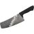 Samura Arny Stonewash Cleaver нож 209мм AUS-8 Черная комфортная ручка из TPE HRC 59