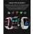 iWear M8 Fitnesa Viedpulkstenis ar Full Touch 1.3'' IPS displeju Asinsspiediena & Pulsa mēr. / Soc. tīkliem Melna