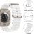 iWear S1 Rievota Mīksta Silikona 20mm aproce priekš Apple Watch 49mm / 45mm / 44mm / 42mm Balta