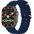 Smartwatch Kiano Watch Solid (black and blue stripe)