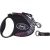 FLEXI Glam Composition with Swarovski crystals S - Dog Retractable lead - 3 m - black