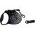 FLEXI Glam Splash Crystal with Swarovski crystals S - Dog Retractable lead - 3 m - black