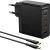 Wall charger McDodo GAN 3xUSB-C + USB, 100W + 2m cable (black)