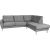 Corner sofa HEIVI RC, grey velvet