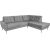 Corner sofa HEIVI RC, grey velvet