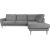 Corner sofa HEIVI RC, grey velvet