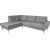 Corner sofa HEIVI LC, grey velvet Диваны