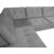 Corner sofa HEIVI LC, grey velvet Диваны