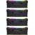 Corsair DDR4 - 32GB -3600 - CL - 18 -  Quad Kit - Vengeance RGB PRO (black, CMW32GX4M4D3600C18)
