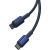 Cable USB-C to USB-C Baseus Tungsten Gold, 100W, 1m (blue)