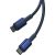 Cable USB-C to USB-C Baseus Tungsten Gold, 100W, 1m (blue)