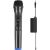 Wireless dynamic microphone UHF PULUZ PU628B 3.5mm (black)