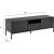 TV galds SEAFORD 140x40xH45cm, melns