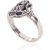 Серебряное кольцо #2101601(POx-Bk), Серебро 925°, оксид (покрытие), Размер: 17, 3.4 гр.