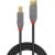 CABLE USB3.2 A-B 1M/ANTHRA 36741 LINDY