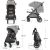 Коляска Kinderkraft  GRANDE PLUS GREY