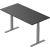 Adjustable Height Table Up Up Thor Gray, Table top L Black