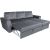 Corner sofa bed INGMAR bluish grey