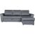 Corner sofa bed INGMAR bluish grey