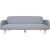 Диван-кровать KARIN 208x80x80 см, серый