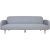 Sofa bed KARIN 208x80x80cm, grey