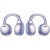 Huawei FreeClip, headphones (purple, Bluetooth, USB-C)