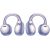 Huawei FreeClip, headphones (purple, Bluetooth, USB-C)