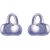 Huawei FreeClip, headphones (purple, Bluetooth, USB-C)