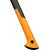Fiskars X-series X28 splitting ax with M-blade, ax/hatchet (black/orange, long shaft)