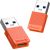 USB-C to USB 3.0 adapter, Mcdodo OT-6550 (orange)